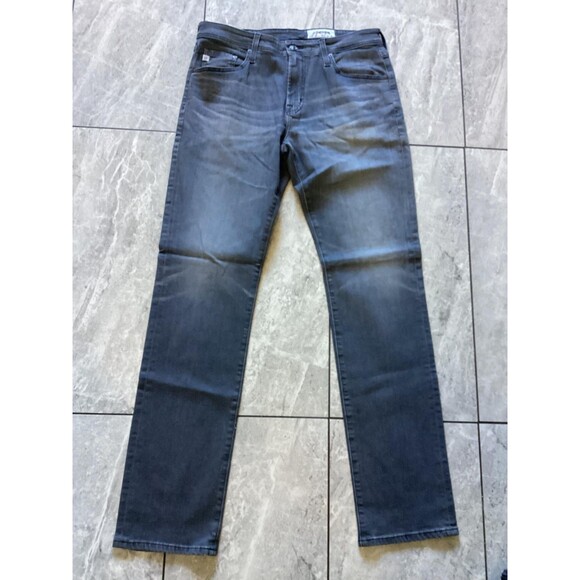 AG Adriano Goldschmied Jeans Mens 32R Gray Stretch Denim Slim Fit 5-Pocket - Picture 1 of 6